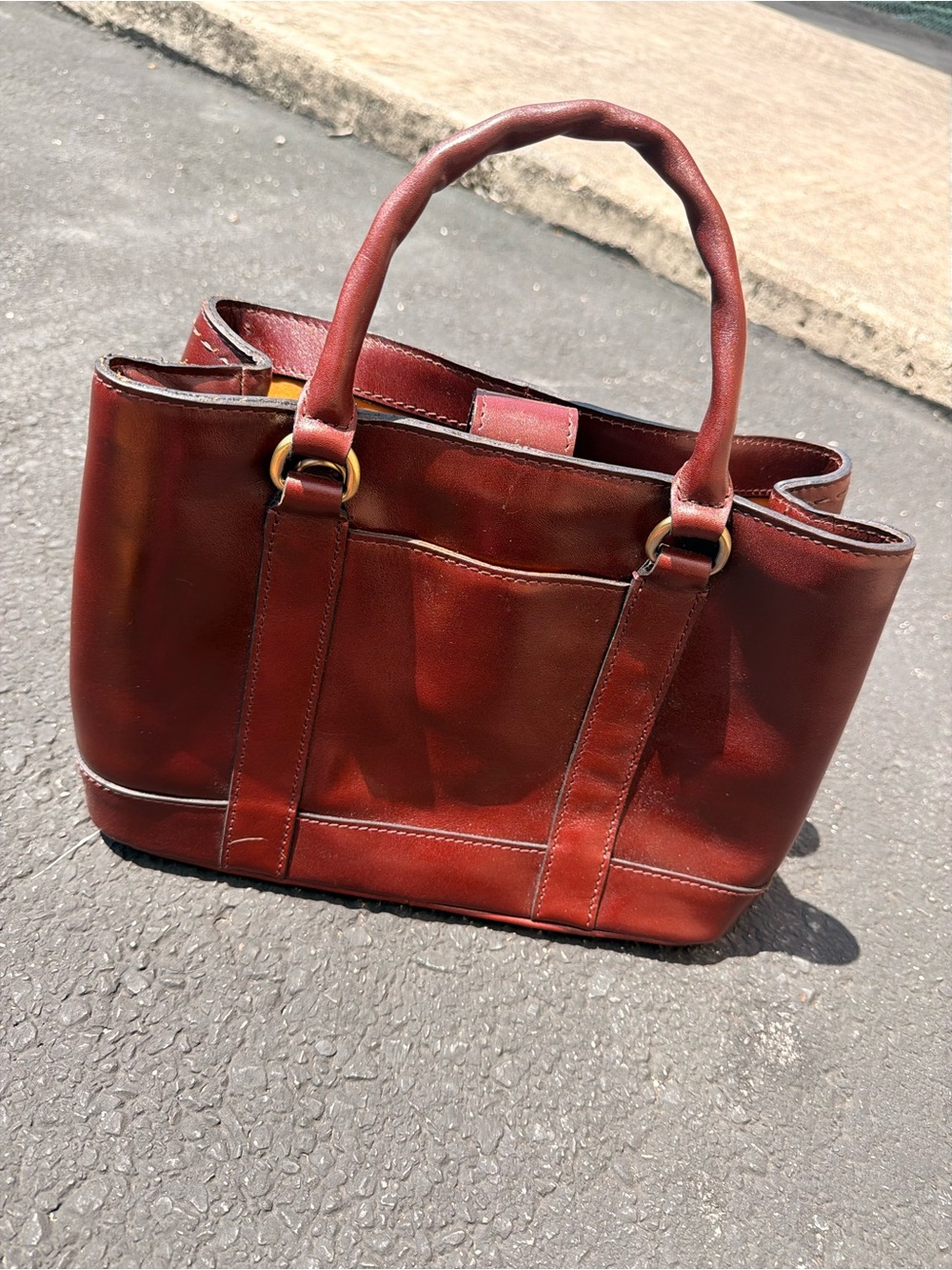 Patricia Nash British Tan Leather Tote Bag | Style P1557663